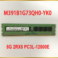 For Samsung RAM 8GB 8G 2RX8 PC3L-12800E UDIMM ECC 1600 DDR3L Server Memory M391B1G73QH0-YK0
