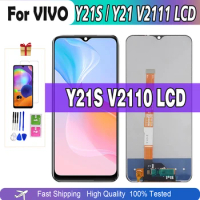 6.51'' Tested Original For VIVO Y21S V2110 LCD For VIVO Y21 V2111 Display Touch Screen With Frame Digitizer Assembly Repair