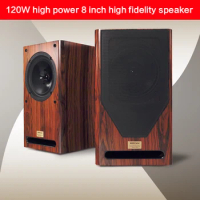 120W 8 Inch High Power Bookshelf Speaker Home HiFi Hi-fi Audio Passive 8 Ohm Front Speaker Full Frequency Speaker Fever Speaker