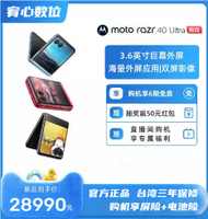 台灣保修｜宥心數位電競館｜Motorola razr 40 Ultra 3.6吋165Hz雙屏折疊5G智慧手機