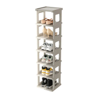 【LEZUN/樂尊】免組裝多層家用鞋架 鞋子收納盒(七層可折疊鞋架 鞋櫃)