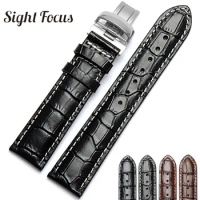 19 20mm Men's Watch Belt for Tissot Watch 1853 Leather Strap Le Locle PRC200 PR100 T065 Male Belt Wrist Bands Bracelet Masculino