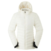 【The North Face】女 700蓬鵝絨填充保暖連帽外套.羽絨夾克.大衣(89Y4-QLI 沙丘白)