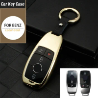 Zinc Alloy Car Key Cover Case for Mercedes Benz E Class W213 W205 E200 E260 E300 E320 AMG CLA 2019 2020 Fob Shell Accessories