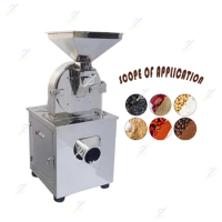 Industrial Knife Dry Kava Root Cocoa Coffee Bean Salt Sugar Fine Powder Making Grinder Grinding Machine