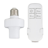 【CS22】智能燈泡免接線無線遙控燈座2入(E27螺口/遙控燈泡)