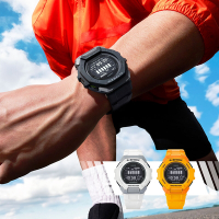 CASIO卡西歐 G-SHOCK 藍牙 跑步訓練 個性強悍 百搭黑 纖薄舒適 運動系列 GBD-300-1_47.4mm