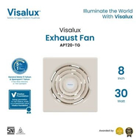 Visalux Ceiling Exhaust Fan 30W 8 Inch - Ventilasi Exhaust Fan Kipas Angin Plafon (APT20-TG)