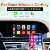 CarPlay Wireless Activator Adaptor Apple Android Auto for Mercedes Benz NTG4.0 System W204 W212 S-class GLK CLS Mirror link