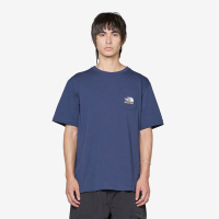 The North Face 北臉 上衣 男款 短袖上衣 運動 U THE NORTH FACE 1966 POCKET SS TEE 藍 NF0A88G48K2