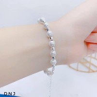 Lắc tay bạc ta bi phay 6 li LTJ 02 Voi Phụ Kiện