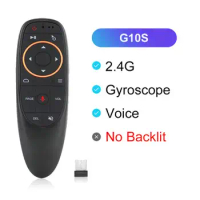 Smart Voice Remote Control Wireless G10S Air Mouse G10S PRO BT 2.4G Gyroscope Backlit IR Learning Compatible For Android TV Box