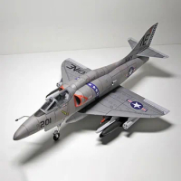 1:33 Scale American A-4 Skyhawk Attack Aircraft DIY Paper Card Model Building Sets Construction Toys Educational Toys