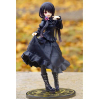 In Stock Original Taito Tokisaki Kurumi Casual Wear Ver. Date A Live Iv Hand Carving Action Figure Anime Model Black Skirt Girl