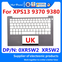 Laptop New original UK Palmrest Upper Cover Case Assembly Keyboard case C shell white For Dell XPS13 9370 9380 0XR5W2 XR5W2