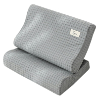 南極人乳膠枕套一對裝乳膠枕頭專用枕套60x40水洗棉純棉兒童50x30