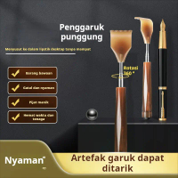 Tanduk sapi yang dapat ditarik kembali, jaring gatal gatal multifungsi merah multifungsi menggaruk p