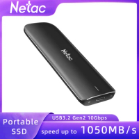Netac 1050MB/s External SSD 1tb Portable Solid State Disk HDD 500GB 250GB SSD Hard Drive for Laptop Desktop with Type-C USB 3.2