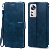 For Xiaomi 12T Pro Case Xiaomi 12 Lite Leather Wallet Flip Case For Xiaomi Mi 12T / Xiaomi 12 Lite Phone Cases With Card Holder