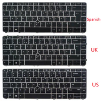 New Backlit US/German/UK/Spanish Keyboard For HP EliteBook 840 G3 745 G3 745 G4 840 G4 848 G4 With Mouse Pointing Stick