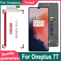 Tested 6.55" Display Replacement For OnePlus 7T AMOLED LCD Touch Screen Digitizer Assembly For 1+ 7T Display Screen