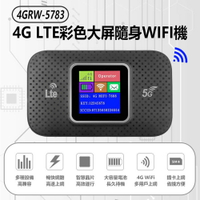 4GRW-5783 4G LTE彩色大屏隨身WIFI機 MIFI出國上網機 4G分享器 台灣通用