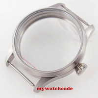 Vỏ đồng hồ PVD bằng thép 316L Mặt kính Sapphire chải 42mm ETA 6497 6498 st3600