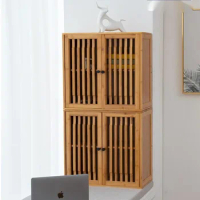 Balcony Bay Window Cabinet: Simple Stackable Organizer, Multifunctional Bedroom Clothes Storage Cabinet Space Saver