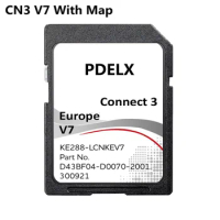 Latest Navigation SD Card for NISSAN CONNECT LCN3 V7 Europe Map 2022 SD card Memory cards Navigation SD Card