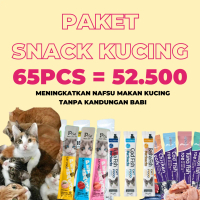 Snack Kucing Paket 1 kg 65pcs - Makanan Kucing - Minara Cats Supply