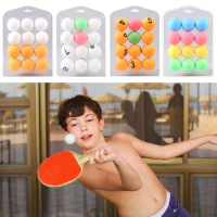 12PCS Good Quality Lottery Draw Daily Training Table Tennis Balls Ping Pong Ball Parent-child Interaction High Elasticity
