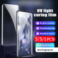 5/3/1pcs 9D Not Glass For vivo S12 S15 S16 pro UV light curing film X80 X90 X70 X60 X60T pro plus NEX 3 3S X60S screen protector