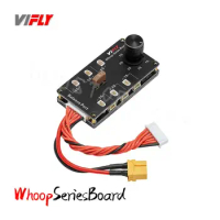 VIFLY Whoop Series Board Balance Charging Board 6 Port 1S LIPO Battery XT60 Input for PH2.0 BT2.0 / GNB27 1S FPV Tinywhoop