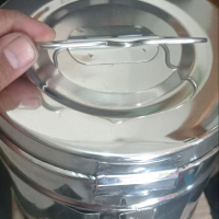 Tromol Dressing Drum Stainless Steel Diameter 22 cm untuk Penyimpanan  Alat kain kasa Steril