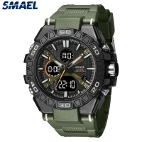 SMAEL Digital Watch for Men Waterproof Creative Silicone Strap Sport Watch