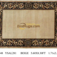 Top Fashion Tapete Details About 5.6' X 8.3' Hand-knotted Thick Plush Savonnerie Rug Carpet Made To Order ysal281gc88savyg2
