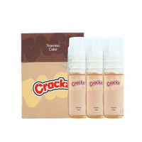 Liquid Saltnic Crackz Pack Creamy Series 25MG 3X15ML By Tetra x VON Tiramisu Cake
