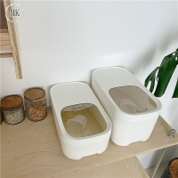 Ins簡約裝米桶 防蟲防潮密封米缸 面桶 大米麵粉 儲存箱 米桶 儲米桶 飼料罐 密封罐 裝米桶 廚房儲米箱
