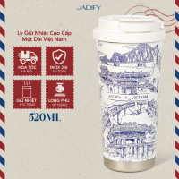 Ly Giữ Nhiệt Cao Cấp - Một Dải Việt Nam - Arty Cup Across Viet Nam - 520ml - Jadify