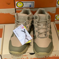 รองเท้าหุ้มข้อสั้น MERLLE สีดำและสีครีม รองเท้า M6-Merrell (มี 2 สีให้เลือก ดำ ครีม ) รองเท้าหัวกลม