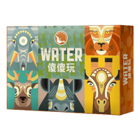 【桌遊侍】傻傻玩 2.0 WATER 正版實體店面快速出貨 《免運.附充足牌套》五歲桌遊.多人桌遊.幼兒桌遊.喝水桌遊