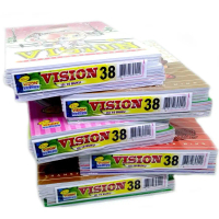 BUKU VISION 38 LEMBAR // BUKU SEKOLAH // BUKU GARIS 1 PAK ISI 10