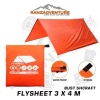 FLYSHEET TRAPTEN 3X4 19 LOOP Hitam