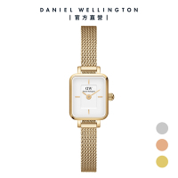 Daniel Wellington DW 手錶  Quadro Mini Evergold 15x18mm 方糖系列金屬小方錶(三色任選)