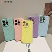 Cute Wrinkled Macaron Color Case For Redmi Note 13 12 Pro Turbo 11S 11T Redmi K70 K60 K50 K40 Pro Ultra Phone Case Frosted Case
