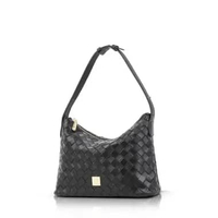 Tas Bahu Les Catino Jili Braided Mini Hobo Warna Black