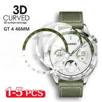 Tempered Glass Film For Huawei Watch GT 4 46mm 41mm Screen Protector Anti-Scratch 3D Glass Films For Huawei Watch gt4 41 46mm