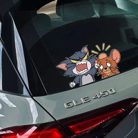 Tem Bmo，Chữ DáN TrêN đầU Xe，HìNh DáN HoạT HìNh, Xe HơI, Tom Và Jerry, ThiếT Kế SáNg TạO, Dễ ThươNg, 