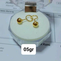 anting anak toge emas mudah 2-3karat [05gr]
