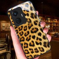 เคสโทรศัพท์, สำหรับ vivo Y55, ลายเสือดาว, กระจกมันวาว, เคสกันกระแทก, ฝาหลัง, รายการของขวัญ